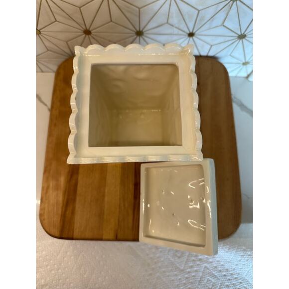 Vintage MCM Rice‎ Canister Pottery - Picture 5 of 6